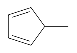 MethylCyclopenta-1,3-diene structure