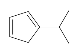 iso-PropylCyclopenta-1,3-diene structure