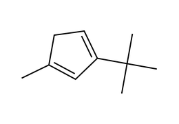 3-(tert-butyl)-1-methylcyclopenta-1,3-diene structure